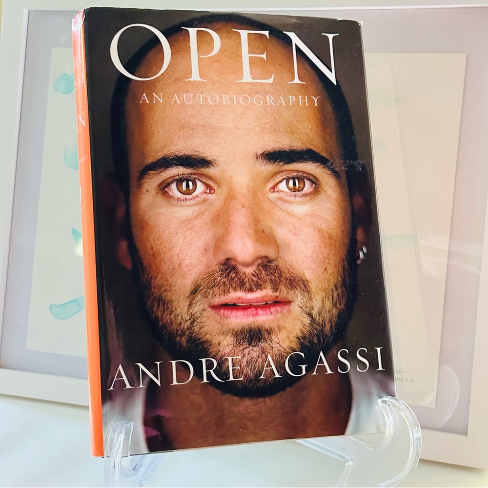 SIGNED Open: An Autobiography 🎾 Andre Agassi Hardcover Book